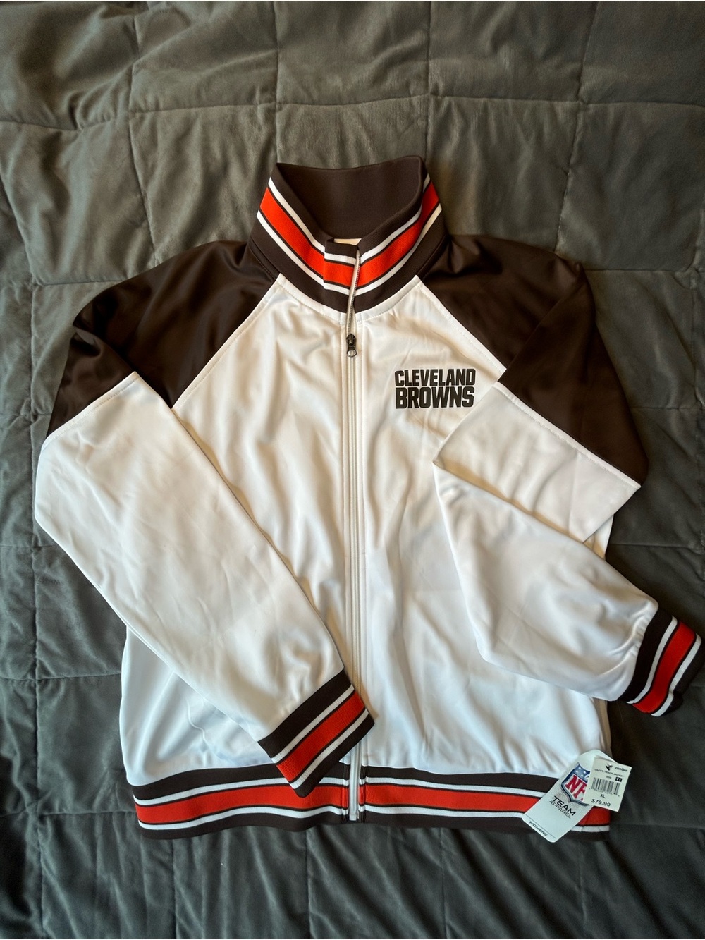 Women’s NFL White Cleveland Browns jacket